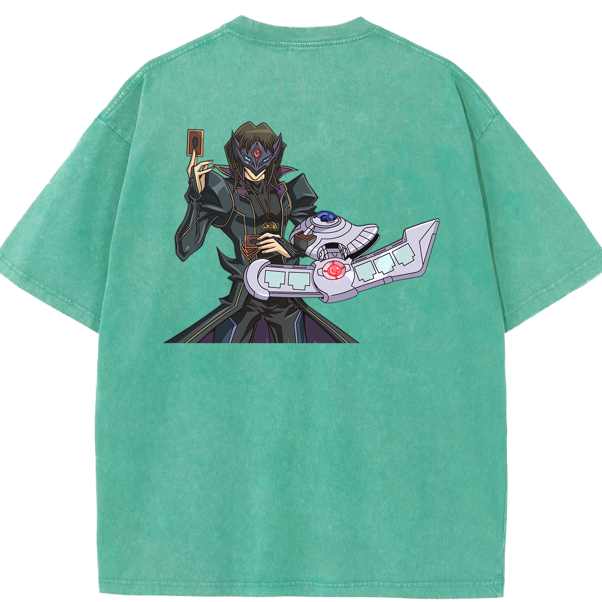 （画像用） 遊☆戯☆王 Yu-Gi-Oh! 綿100% ヴィンテージ風 半袖Tシャツ（背面プリント）